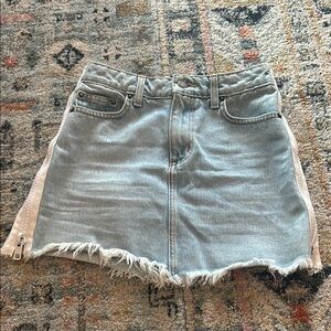 Carmar Zipper side Jean Skirt